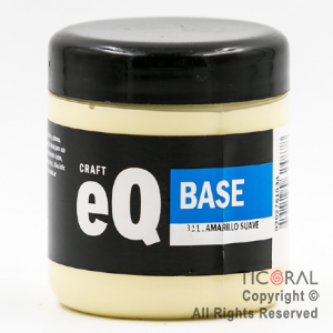 BASE ACRILICA EQ 311 AMARILLO SUAVE 200 CC X 3 UNIDADES